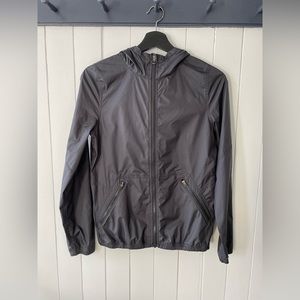 Ivivva (girls lululemon) black rain jacket